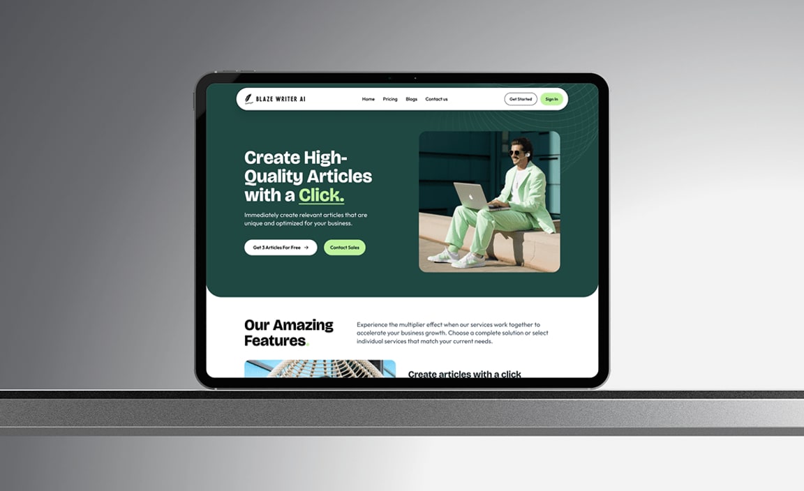 Content Platform Landing Kit V 1.0 preview