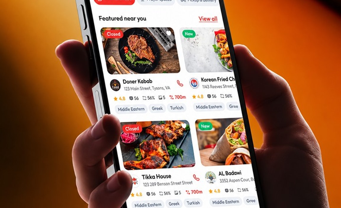 Food Delivery App UI Kit V 1.0 preview
