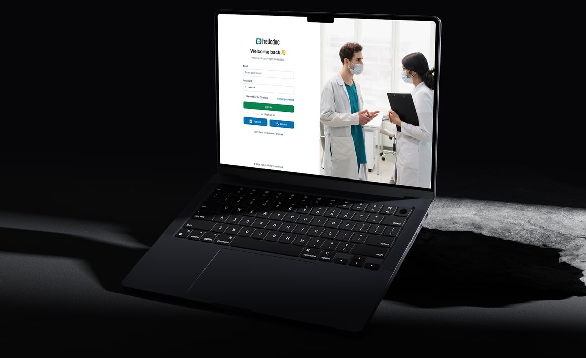 Patient Portal Sign-in Screens V 1.0 preview